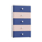 Modern Style Non-Hanging Armoire Plastic Storage Cabinet with Drawers