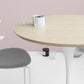 Modern Style Round Table Wooden Dining Table with Pedestal Base for Kitchen Clearhalo 'Bar Furniture' 'Bar Tables' 'bar_tables' 'Dining Tables & Seating' 'Dining Tables' 'dining_table' 'furn' 'furn_bar_tables' 'Furniture' 'furniture_dining_table' 'Kitchen & Dining Furniture' 'kitchen' 'kitchen_dining_table' 1200x1200_52daf55a-5a52-4966-a601-982d1d819778