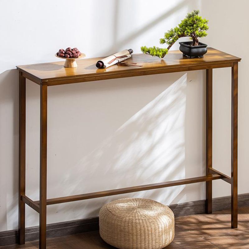 Contemporary Bar Height Table Trestle Counter Height Dining Table Clearhalo 'Bar Furniture' 'Bar Tables' 'bar_tables' 'furn' 'furn_bar_tables' 'Furniture' 'Kitchen & Dining Furniture' 1200x1200_52dbe774-77c2-4ee4-8797-6498adb88295