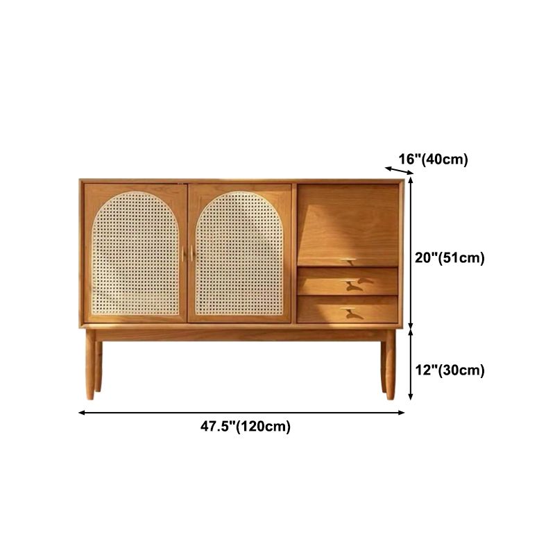Sideboard in stile lussuoso mobile in legno con cassetti e porte