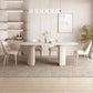 Oval Contemporary Dining Table Sintered Stone Home Fixed Desk