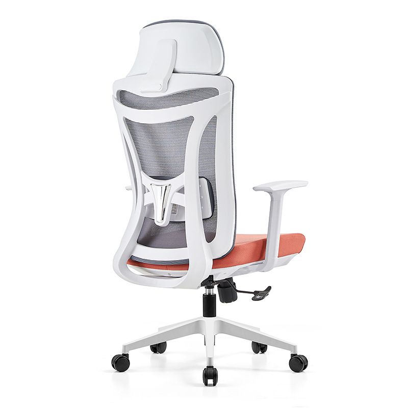 Modern Adjustable Arms Chair with Wheels Mesh-back Task Chair Clearhalo 'furn' 'furn_office_chair' 'Furniture' 'Office Chairs' 'Office Furniture' 'office_chair' 1200x1200_52dc4d59-6740-4206-ac55-20e10f239e5a