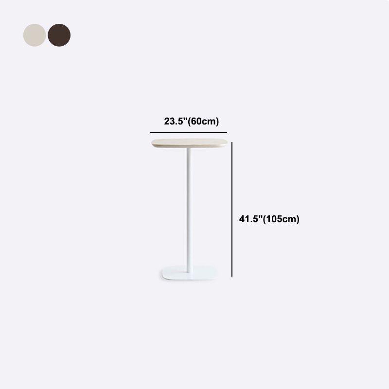 Industrial Round Bar Counter Table Wooden Dining Table for Kitchen Clearhalo 'Bar Furniture' 'Bar Tables' 'bar_tables' 'furn' 'furn_bar_tables' 'Furniture' 'furniture_bar_tables' 'Kitchen & Dining Furniture' 1200x1200_52e15852-c92a-4258-9c72-88f7f8a87b77