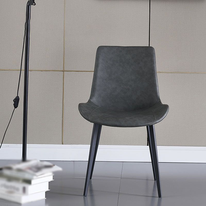 Contemporary Chairs High-density Sponge Cushion Parsons Side Chair for Kitchen Clearhalo ' kitchen&dining_furn' 'Dining Chairs' 'Dining Tables & Seating' 'dining_chair' 'furn' 'furn_dining_chair' 'Furniture' 'furniture_dining_chair' 'Kitchen & Dining Furniture' 'kitchen' 1200x1200_52e2934a-f2fc-4457-857f-ae774e9290dd