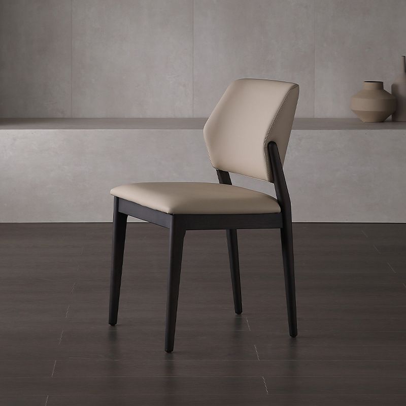 Sedia da cucina a sala da pranzo a gambe in legno massiccio sedia da pranzo