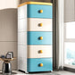 5-Drawer Wardrobe Armoire with Legs Modern Plastic Storage Cabinet Clearhalo 'Armoires & Wardrobes' 'armoires_wardrobes' 'Bedroom Furniture' 'furn' 'furn_armoires_wardrobes' 'Furniture' 1200x1200_52e4b60c-97a9-443e-bcee-f6dd99b08568