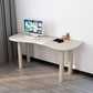 Modern Solid Wood Writing Desk 29.53 "Tall Parsons Base Office Desk