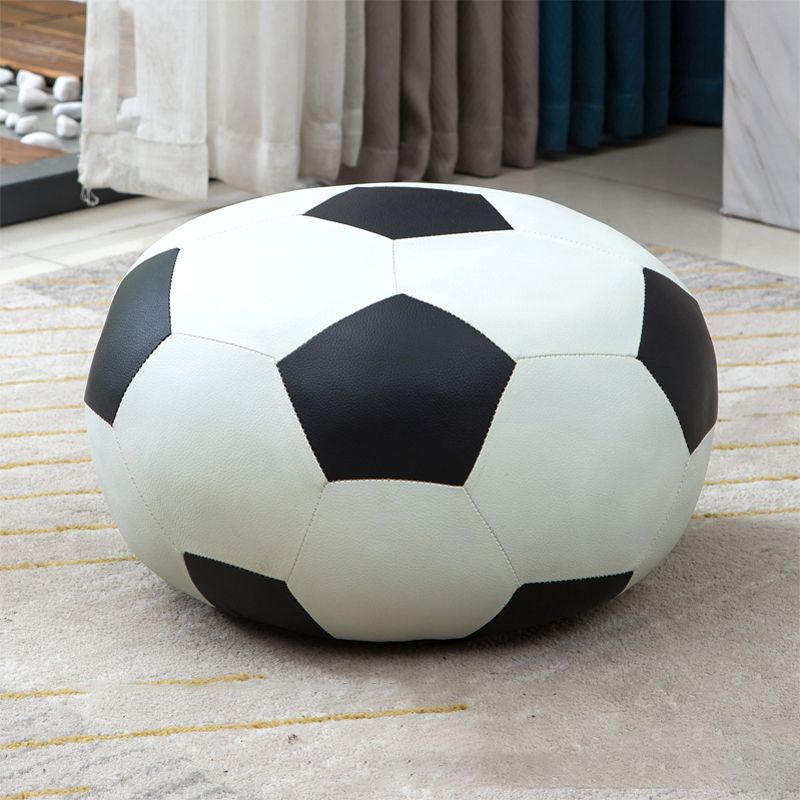 Tacler un faux cuir ottoman Pouf Pouf Pouf Modern Ottoman