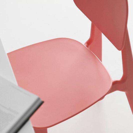 Modern Chair Dining Armless Open Back Chair for Kitchen with Plastic Legs Clearhalo 'Dining Chairs' 'Dining Tables & Seating' 'dining_chair' 'furn' 'furn_dining_chair' 'Furniture' 'furniture_dining_chair' 'Kitchen & Dining Furniture' 1200x1200_52e74d40-79cb-4b9e-832e-ec348c64db86