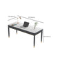White and Black Writing Desk Rectangular Shaped Office Desk with 1/2 Drawers Clearhalo 'furn' 'furn_office_desk' 'Furniture' 'Office Desks' 'Office Furniture' 'office_desk' 1200x1200_52e9bc7e-0e3f-4b67-b7e6-4f0764e53d25