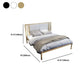 Metallbett-Rahmen-Set moderne 79-Zoll-Drahtnetz-Open-Frame-Bett mit Kopfteil