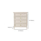 Commode en bois Classic glam rangement coffre commode pour chambre à coucher