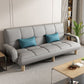 Sofá de sofá cama escandinava Futon Sofá Biscuit Back Futon Sleeper Sofa