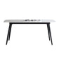 Stone Top Dining Table Traditional Luxury Table with 4 Legs in Black Clearhalo 'Dining Tables & Seating' 'Dining Tables' 'dining_table' 'furn' 'furn_dining_table' 'Furniture' 'furniture_dining_table' 'Kitchen & Dining Furniture' 'kitchen' 'kitchen_dining_table' 1200x1200_52ed2cf7-4620-4191-9c21-c8a4c64020a3