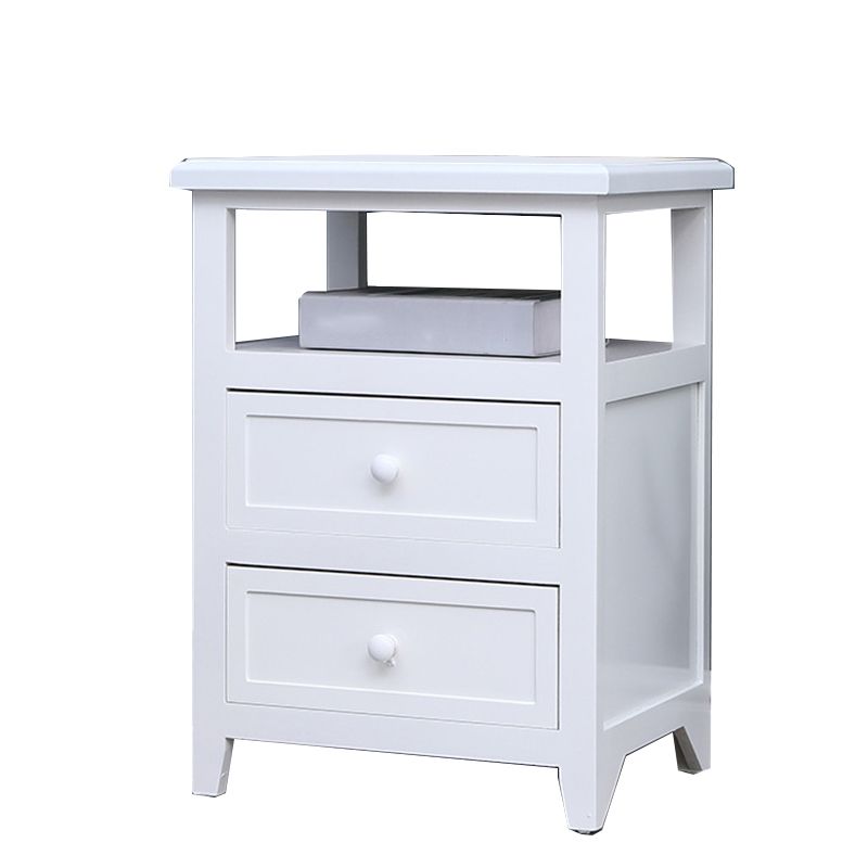 Modern Solid Wood Nightstand Drawers Storage 21 Inch H Legs Included Night Table Clearhalo 'Bedroom Furniture' 'furn' 'furn_night_stand' 'Furniture' 'night_stand' 'Nightstands' 1200x1200_52ede840-fd9d-4ab0-b925-2119ff1b50e5
