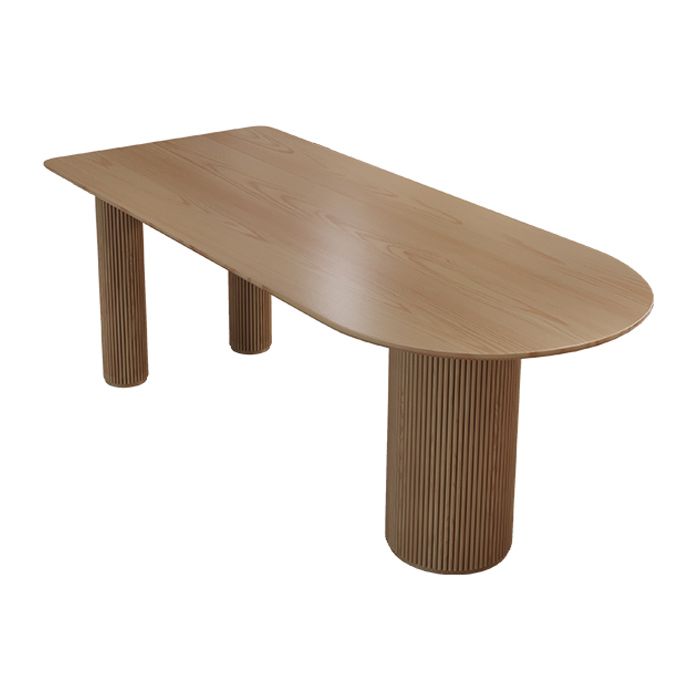 Free Form Solid Pinewood Table Simplicity 3 Legs Table for Dining Room Clearhalo ' dining_table' 'Dining Tables & Seating' 'Dining Tables' 'furn' 'furn_dining_table' 'Furniture' 'furniture_dining_table' 'Kitchen & Dining Furniture' 'kitchen&dining_furn' 'kitchen' 'kitchen_dining_table' 1200x1200_52eee1d3-63e6-41e0-ae2a-b98300d16f4d