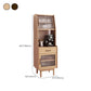 MODERNA PINE PINE CHURNA DEL PINO E PORSO SPATTURE HUTCH CUFFET PER LA SOGGIO