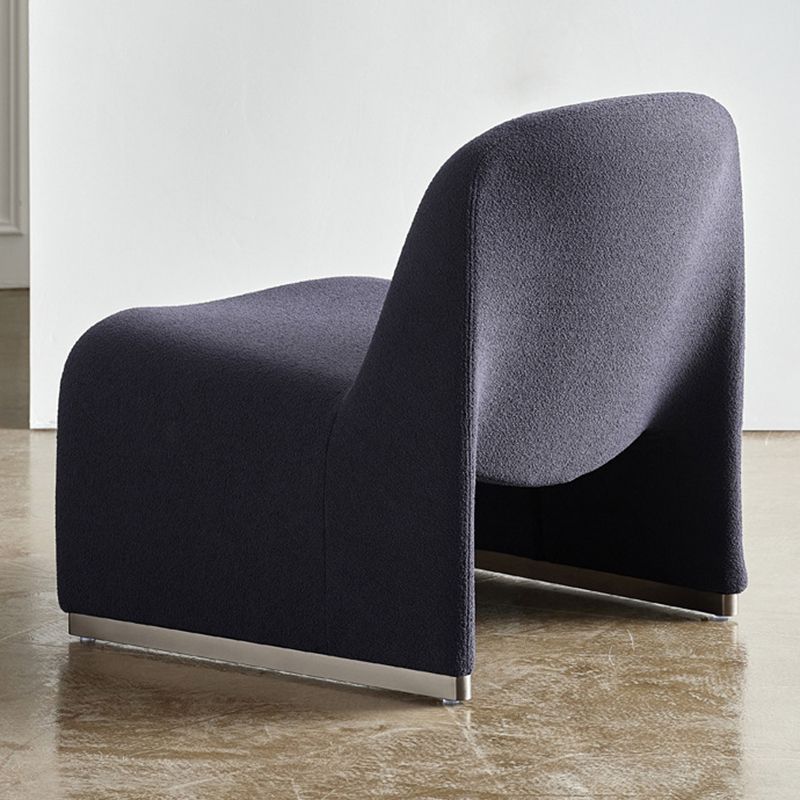 Wool Armless Chair 28.34" High Metal Frame Chair for Living Room Clearhalo 'Accent Chairs' 'accent_chairs' 'Chairs & Seating' 'furn' 'furn_accent_chairs' 'Furniture' 'Living Room Furniture' 1200x1200_52f1f0c3-272d-4e4b-aa7c-a4da485c3ae5