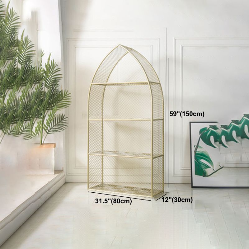 Closed Back Bookcase Glam Style Bookshelf for Office Home and Study Room Clearhalo 'Bookcases' 'furn' 'furn_bookcases' 'Furniture' 'furniture_bookcases' 'Office Furniture' 1200x1200_52f347fb-8e6e-4624-b57d-d58ace318fca