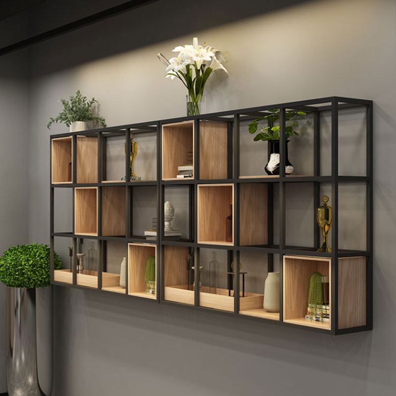 Wooden Wall Mounted Bookshelf Floating Industrial Bookcase with Shelves Clearhalo 'Bookcases' 'furn' 'furn_bookcases' 'Furniture' 'Office Furniture' 1200x1200_52f4a0d3-a4e7-431d-bdd3-87c2342fd3e5
