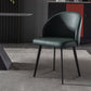 Contemporary Home Parsons Side Chair Leather Matte Finish Dining Chair
