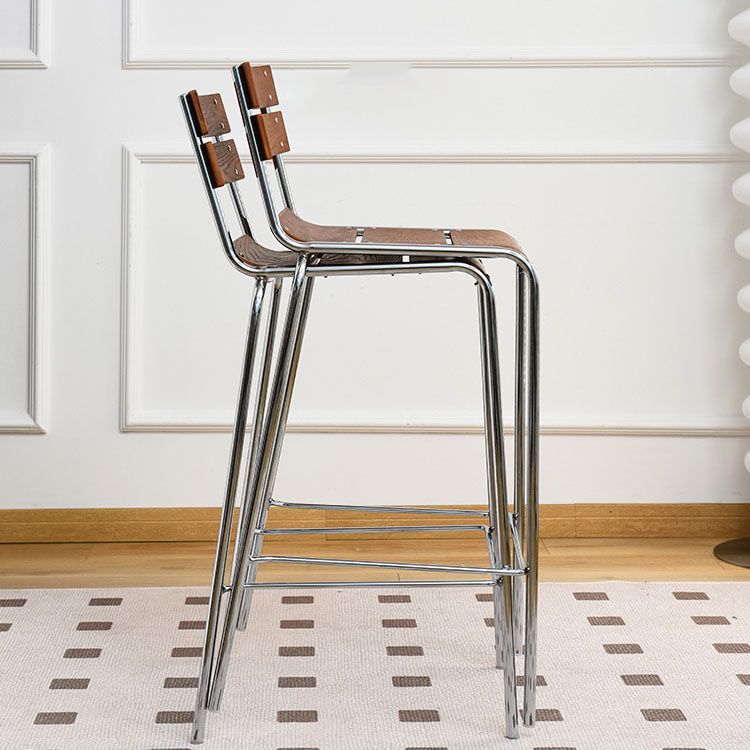 Contemporary Living Room Bar Stools Metal Stackable Counter Stool Clearhalo 'Bar Furniture' 'Bar Stools' 'bar_stools' 'furn' 'furn_bar_stools' 'Furniture' 'Kitchen & Dining Furniture' 1200x1200_52f60b3f-f528-4a16-8e01-88ac7f278c87