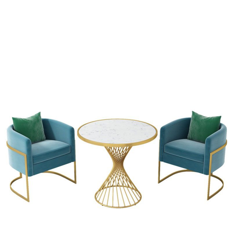 Glam 1/3/4/5 Pieces Dining Set Marble Dining Table Set for Dining Areas Clearhalo 'Dining Room Sets' 'Dining Tables & Seating' 'dining_room_set' 'Furniture' 'furniture_dining_room_set' 'Kitchen & Dining Furniture' 1200x1200_52f6c61d-97a0-46b2-b0e3-6a0beeacbd57