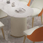 Sintered Stone Top White Table for Restaurant Modern Oval Table with Double Pedestal Clearhalo 'Dining Tables & Seating' 'Dining Tables' 'dining_table' 'furn' 'furn_dining_table' 'Furniture' 'furniture_dining_table' 'Kitchen & Dining Furniture' 'kitchen' 'kitchen_dining_table' 1200x1200_52f77c92-b931-45b2-8958-f7c513c67af6