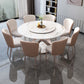 29.52''H Glam Round Dining Table Standard Sintered Stone Dining Table with Pedestal Base Clearhalo ' dining_table' 'Dining Tables & Seating' 'Dining Tables' 'furn' 'furn_dining_table' 'Furniture' 'furniture_dining_table' 'Kitchen & Dining Furniture' 'kitchen&dining_furn' 'kitchen' 'kitchen_dining_table' 1200x1200_52f91e28-6260-400a-9b36-2c2fc44f6706
