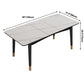 Extendable Sintered Stone Dining Table in White Modern Table with 4 Legs for Restaurant Clearhalo ' dining_table' 'Dining Tables & Seating' 'Dining Tables' 'furn' 'furn_dining_table' 'Furniture' 'furniture_dining_table' 'Kitchen & Dining Furniture' 'kitchen&dining_furn' 'kitchen' 'kitchen_dining_table' 1200x1200_52f9d8ed-df72-4e5c-b29d-d6de69ce8db2