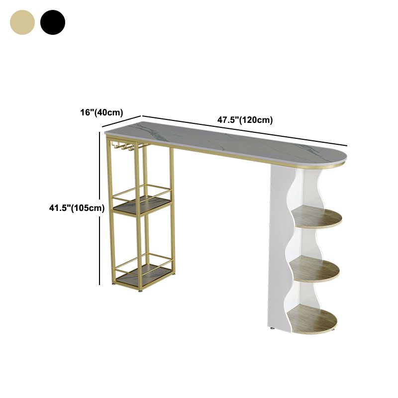 Modern 1/5 Pieces Bar Table Set Stone Counter Table with High Stools for Living Room Clearhalo 'Bar Furniture' 'furn' 'furn_home_bar_bar_sets' 'Furniture' 'Home Bars & Bar Sets' 'home_bar_bar_sets' 'Kitchen & Dining Furniture' 1200x1200_52fa1f5a-8c70-4d7d-921d-fbff673da60a