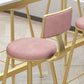 Glam Bar Table Set 1/5/9 Pieces Rectangle Stone Counter Table with Stools for Living Room Clearhalo 'Bar Furniture' 'furn' 'furn_home_bar_bar_sets' 'Furniture' 'Home Bars & Bar Sets' 'home_bar_bar_sets' 'Kitchen & Dining Furniture' 1200x1200_52fba16c-3663-4a03-90ac-854f973b46b9