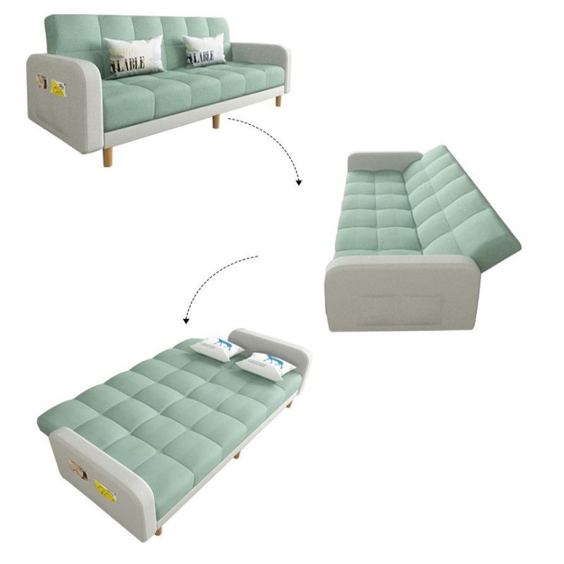 Square Arm Modern Sofa with Biscuit Back Storage Sofa for Living Room Clearhalo 'furn' 'furn_sofas' 'Furniture' 'furniture_sofas' 'kitchen' 'kitchen_sofas' 'Living Room Furniture' 'Sofa' 'sofas' 1200x1200_52fbf7fd-d76a-4c50-9b75-f75a7d3439f4