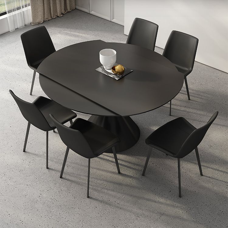 1/5/7/9 pezzi Set da pranzo a foglia di goccia in pietra sinterizzato per casa