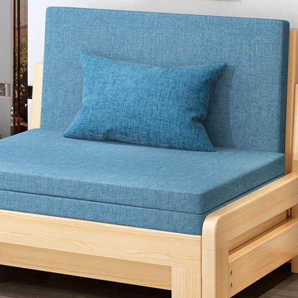 スカンジナビアの枕にはソファベッドが含まれていました33 "wソリッドウッドスリーパーソファ