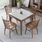 1/5 Pieces Modern Sintered Stone Top Square Dining Set for Home