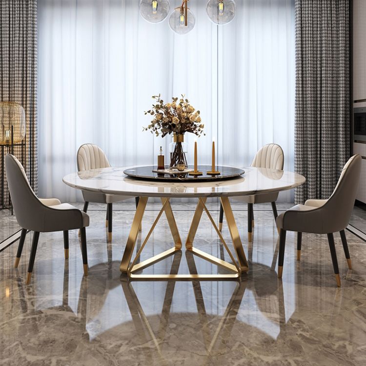 Marble Dining Table Traditional Luxury Round Dining Site Table with Turntable Clearhalo ' dining_table' 'Dining Tables & Seating' 'Dining Tables' 'furn' 'furn_dining_table' 'Furniture' 'furniture_dining_table' 'Kitchen & Dining Furniture' 'kitchen&dining_furn' 'kitchen' 'kitchen_dining_table' 1200x1200_53000291-f0cb-480b-a495-d516eeed2ba0