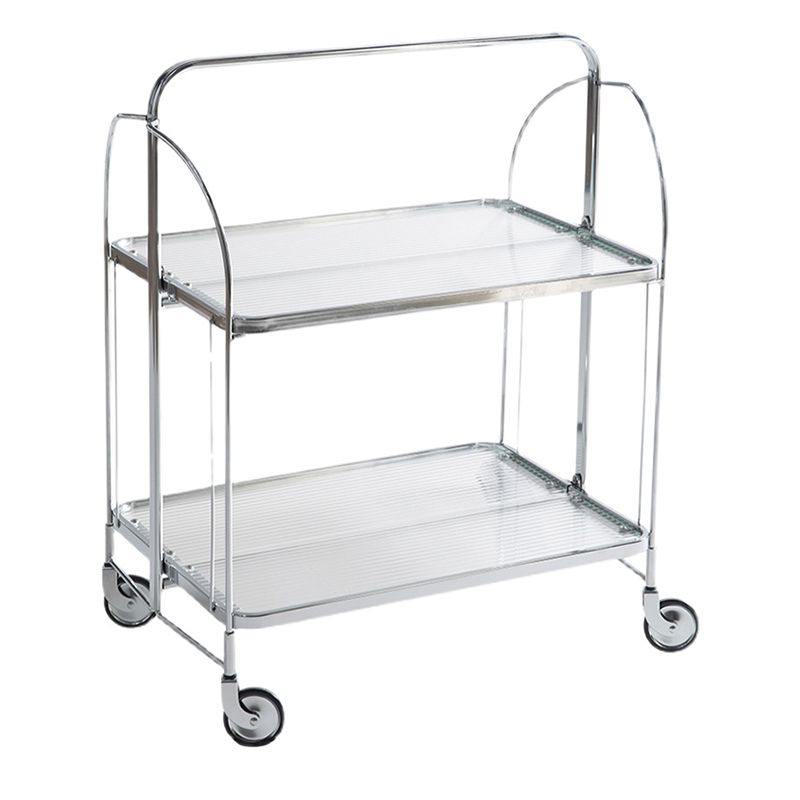 Modern Clear 23.6" End Table Rectangular Glass Side Table with Shelf Clearhalo 'Coffee & Accent Tables' 'End & Side Tables' 'end_side_tables' 'furn' 'furn_end_side_tables' 'Furniture' 'Living Room Furniture' 1200x1200_53004faf-f7ba-49a3-8ce3-11a7489c7f2b