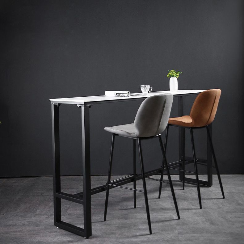 Set di banconi del soggiorno 1/2/3 pezzi rettangolo di altezza da banco bianco