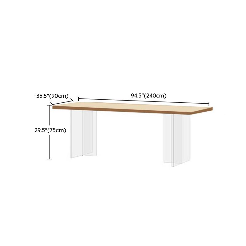Natural Finish Pine Wood Dining Set 1/2/3/5 Pieces Modern Dinette Set