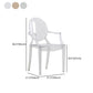 Scandinavian Style Dining Chair Home Acrylic Open Back Dining Chair with Arm Clearhalo ' kitchen&dining_furn' 'Dining Chairs' 'Dining Tables & Seating' 'dining_chair' 'furn' 'furn_dining_chair' 'Furniture' 'furniture_dining_chair' 'Kitchen & Dining Furniture' 'kitchen' 1200x1200_5302dae0-dc3a-41ba-86c3-59c6e4e45d7c
