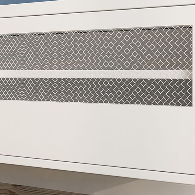 Modern Style Metal TV Stand Enclosed Storage TV Console,46.46"L x 15.74"W x 23.62"H Clearhalo 'furn' 'furn_tv_stands_entertainment_centers' 'Furniture' 'Living Room Furniture' 'TV Stands & Entertainment Centers' 'TV Stands & Media Storage Furniture' 'tv_stands_entertainment_centers' 1200x1200_530413f1-3b9c-4463-ac99-c6f09aca9859