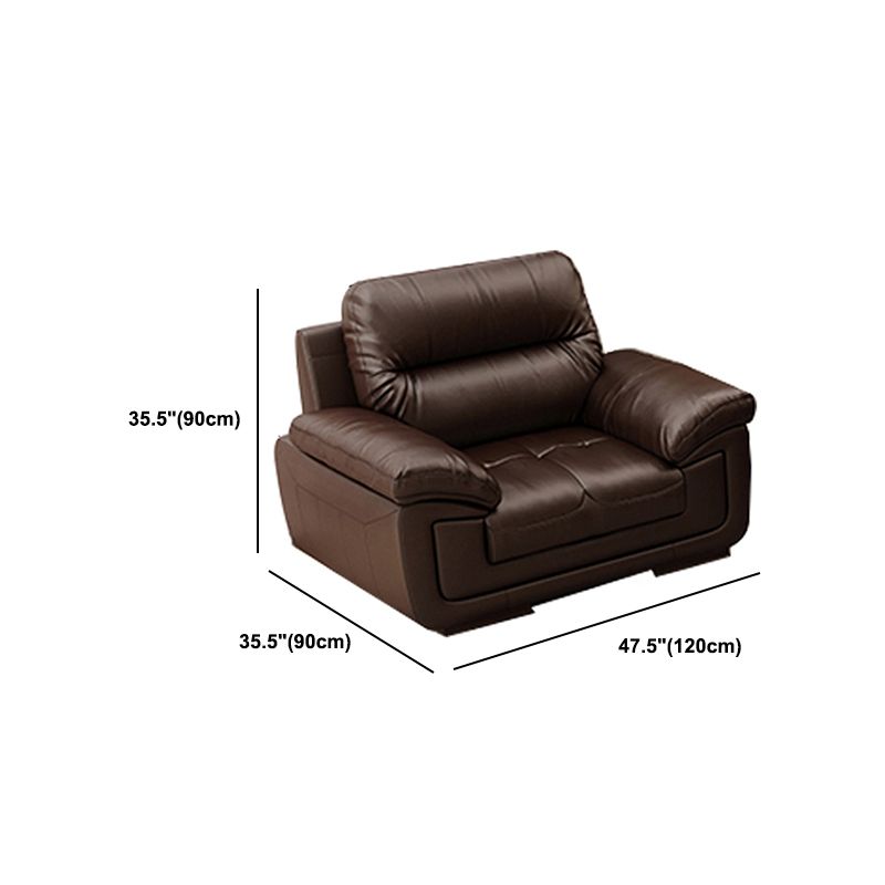 Cuscinetto marrone scuro contemporaneo cuscinetto posteriore cuscino standard braccio top cuscinetto