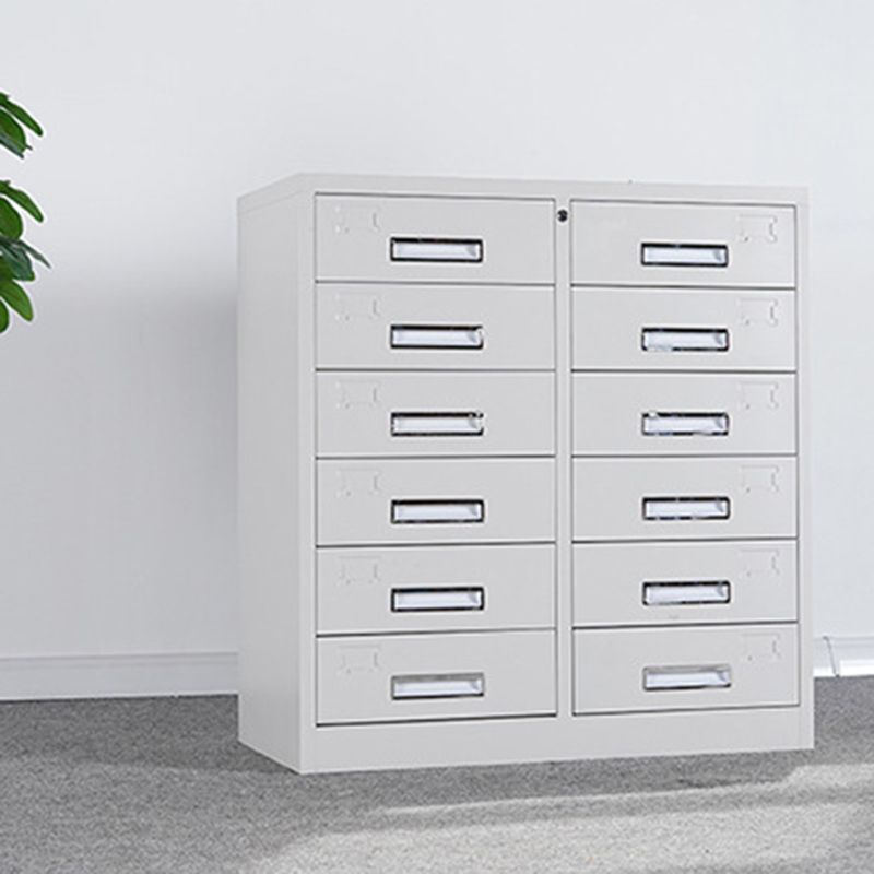 File Cabinet Metal Light Gray Vertical Locking Drawers File Cabinet for Office Clearhalo 'Filing Cabinets' 'filling_cabinets' 'furn' 'furn_filling_cabinets' 'Furniture' 'Office Furniture' 1200x1200_5304ec97-7e4a-46b3-9126-b5020b661851