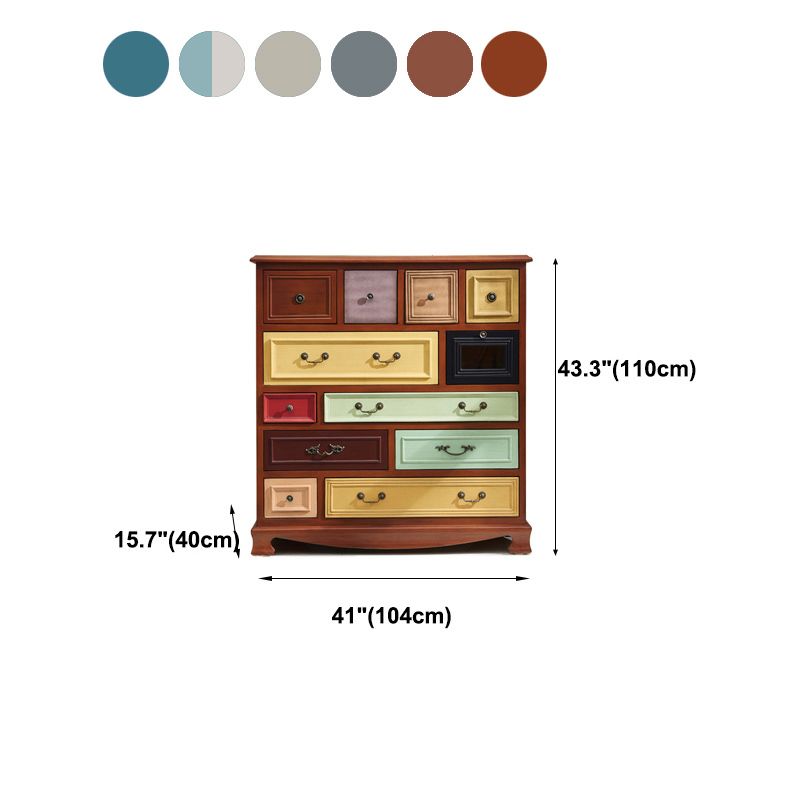 Vintage Storage Chest Bedroom Solid Wood Lingerie Chest with Drawers Clearhalo 'Bedroom Furniture' 'Dressers & Chests' 'dressers_chests' 'furn' 'furn_dressers_chests' 'Furniture' 1200x1200_5307beb3-a6d1-41c0-8ce6-1855959d0cfa