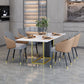 Nordic 1/5 Pieces Dining Set Rectangle Stone Dining Table for Living Room Clearhalo 'Dining Room Sets' 'Dining Tables & Seating' 'dining_room_set' 'furn' 'furn_dining_room_set' 'Furniture' 'Kitchen & Dining Furniture' 1200x1200_530840f2-e73a-4d01-82d4-a7bf2fd2ce87