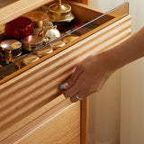 Mid-Century Modern Rectangle Accent Chest Solid Wood Natural Accent Chest Clearhalo 'Cabinets & Chests' 'cabinets_chests' 'furn' 'furn_cabinets_chests' 'Furniture' 'Living Room Furniture' 1200x1200_530bb024-edc7-41ee-9c53-105c58ab40e6