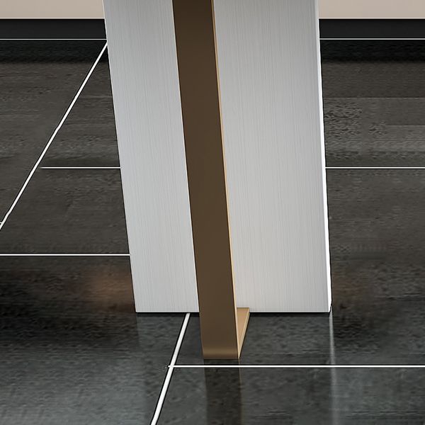 Glam 1/2/5 pezzi Sinterizzato tavolo da bar in pietra set rettangolare set per sala da pranzo