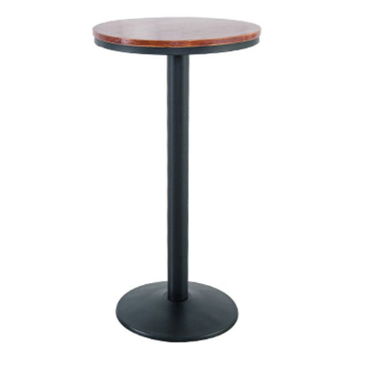 Solid Wood Bar Table Industrial Brown Dining Table for Kitchen Use