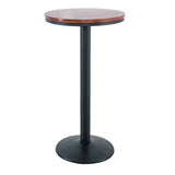 Vaste houten balktafel industrieel bruin eettafel voor keukengebruik